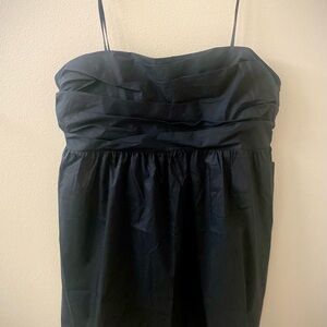 Express Black Strapless Cocktail Dress